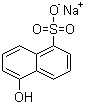 1-萘酚-5-磺酸钠分子结构 (CAS 5419-77-2)
