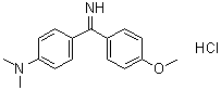 CAS # 5419-90-9, 4-[Imino(4-methoxyphenyl)methyl]-N,N-dimethylbenzenamine monohydrochloride
