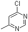 structure of CAS# 54198-82-2, 4-Chloro-6-methylpyrimidine