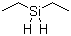 二乙基硅烷分子结构 (CAS 542-91-6)