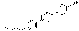 structure of CAS# 54211-46-0, 4-Cyano-4'-pentylterphenyl