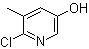 6-Chloro-5-methylpyridin-3-ol molecular structure (CAS 54232-03-0)