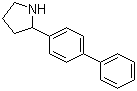 structure of CAS# 5424-66-8, 2-(4-联苯基)吡咯烷