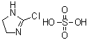 CAS 登录号：54255-12-8, 2-氯-4,5-二氢-1H-咪唑硫酸盐