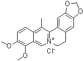 13-Methylberberine chloride molecular structure (CAS 54260-72-9)