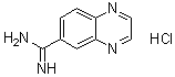 CAS 登录号：5428-94-4, 6-喹喔啉甲脒单盐酸盐