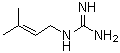 structure of CAS# 543-83-9, 3-Methyl-2-butenylguanidine
