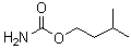 氨基甲酸异戊酯分子结构 (CAS 543-86-2)