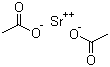 乙酸锶分子结构 (CAS 543-94-2)