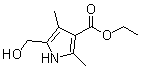 CAS # 5430-82-0, 5-(Hydroxymethyl)-2,4-dimethyl-1H-pyrrole-3-carboxylic acid ethyl ester, NSC 13429