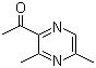 2-乙酰基-3-5-二甲基吡嗪分子结构 (CAS 54300-08-2)