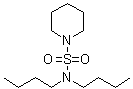 N,N-二丁基-1-哌啶磺酰胺分子结构 (CAS 5433-42-1)