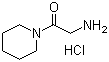 structure of CAS# 5437-48-9, 2-氨基-1-哌啶-1-基乙酮盐酸盐