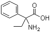 structure of CAS# 5438-07-3, 2-Amino-2-phenylbutyric acid