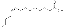 structure of CAS# 544-64-9, Myristolenic acidTetradecenoic acid