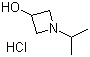 structure of CAS# 54431-32-2, 1-Isopropylazetidin-3-ol hydrochloride