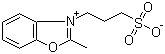 CAS 登录号：54443-97-9, 3-(2-甲基-1,3-苯并恶唑-3-基)-1-丙烷磺酸内盐