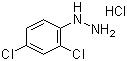 2,4-二氯苯肼盐酸盐分子结构 (CAS 5446-18-4)
