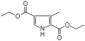 structure of CAS# 5448-16-8, 3-甲基-1H-吡咯-2,4-二羧酸二乙酯