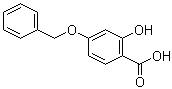structure of CAS# 5448-45-3, 2-Hydroxy-4-(benzyloxy)benzoic acid