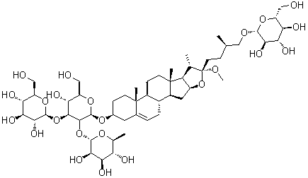 CAS # 54522-53-1, Methyl protogracillin, 22-O-Methylprotogracillin, Kikubasaponin, NSC 698792
