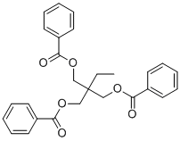 Trimethylolpropane tribenzoate molecular structure (CAS 54547-34-1)