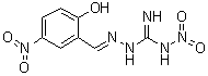 CAS 登录号：5456-22-4, 2-[(2-羟基-5-硝基苯基)亚甲基]-N-硝基肼甲脒