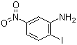 structure of CAS# 5459-50-7, 2-Iodo-5-nitroaniline