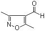 structure of CAS# 54593-26-9, 3,5-二甲基-4-异恶唑甲醛