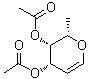CAS # 54621-94-2, 2,6-Anhydro-1,5-dideoxy-L-arabino-hex-5-enitol diacetate, 3,4-Di-O-acetyl-L-fucal, 3,4-Diacetyl-L-fucal, Di-O-Acetyl-L-fucal, L-Fucal diacetate