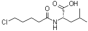 CAS # 5464-41-5, N-(5-Chloro-1-oxopentyl)-L-leucine, NSC 15847