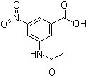3-Acetamido-5-nitrobenzoic acid molecular structure (CAS 5464-58-4)