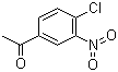 4-氯-3-硝基苯乙酮分子结构 (CAS 5465-65-6)