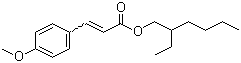 structure of CAS# 5466-77-3, Octyl 4-methoxycinnamate