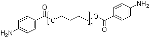 structure of CAS# 54667-43-5, Poly(1,4-butanediol) bis(4-aminobenzoate)