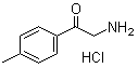 2-氨基-4'-甲基苯乙酮盐酸盐分子结构 (CAS 5467-70-9)