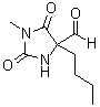 CAS # 5471-58-9, 4-Butyl-1-methyl-2,5-dioxo-4-imidazolidinecarboxaldehyde, NSC 26975