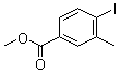 4-碘-3-甲基苯甲酸甲酯分子结构 (CAS 5471-81-8)