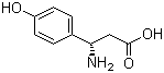 structure of CAS# 54732-46-6, (S)-3-Amino-3-(4-hydroxyphenyl)propionic acid