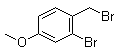 structure of CAS# 54788-18-0, 2-Bromo-4-methoxybenzyl bromide