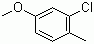 structure of CAS# 54788-38-4, 2-Chloro-4-methoxy-1-methylbenzene