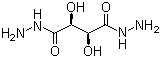 Tartaric acid dihydrazide molecular structure (CAS 54789-92-3)
