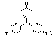 Basic Violet 3 molecular structure (CAS 548-62-9)