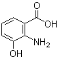 2-氨基-3-羟基苯甲酸分子结构 (CAS 548-93-6)