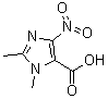 structure of CAS# 54828-06-7, 1,2-二甲基-4-硝基-1H-咪唑-5-羧酸