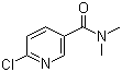 structure of CAS# 54864-83-4, 6-Chloro-N,N-dimethylnicotinamide