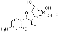3'-Cytidylic acid lithium salt molecular structure (CAS 54874-07-6)