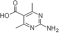 2-Amino-4,6-dimethyl-5-pyrimidinecarboxylic acid molecular structure (CAS 548773-13-3)