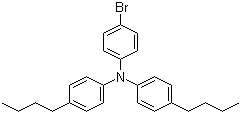 structure of CAS# 548792-42-3, 4-Bromo-N,N-bis(4-butylphenyl)aniline