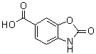 structure of CAS# 54903-16-1, 2-Oxo-3H-benzo[d]oxazole-6-carboxylic acid
